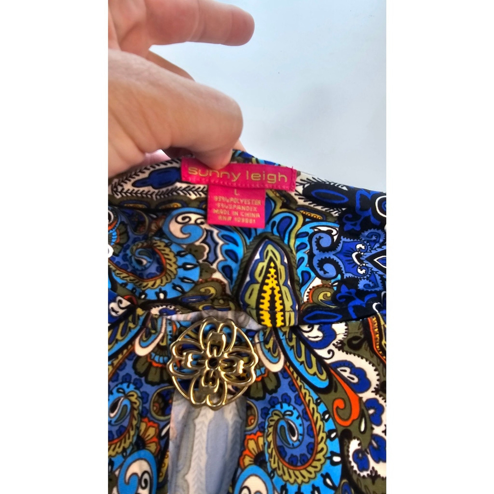 Sunny Leigh Large Geo Gold Medallion Dress - Picture 5 of 7